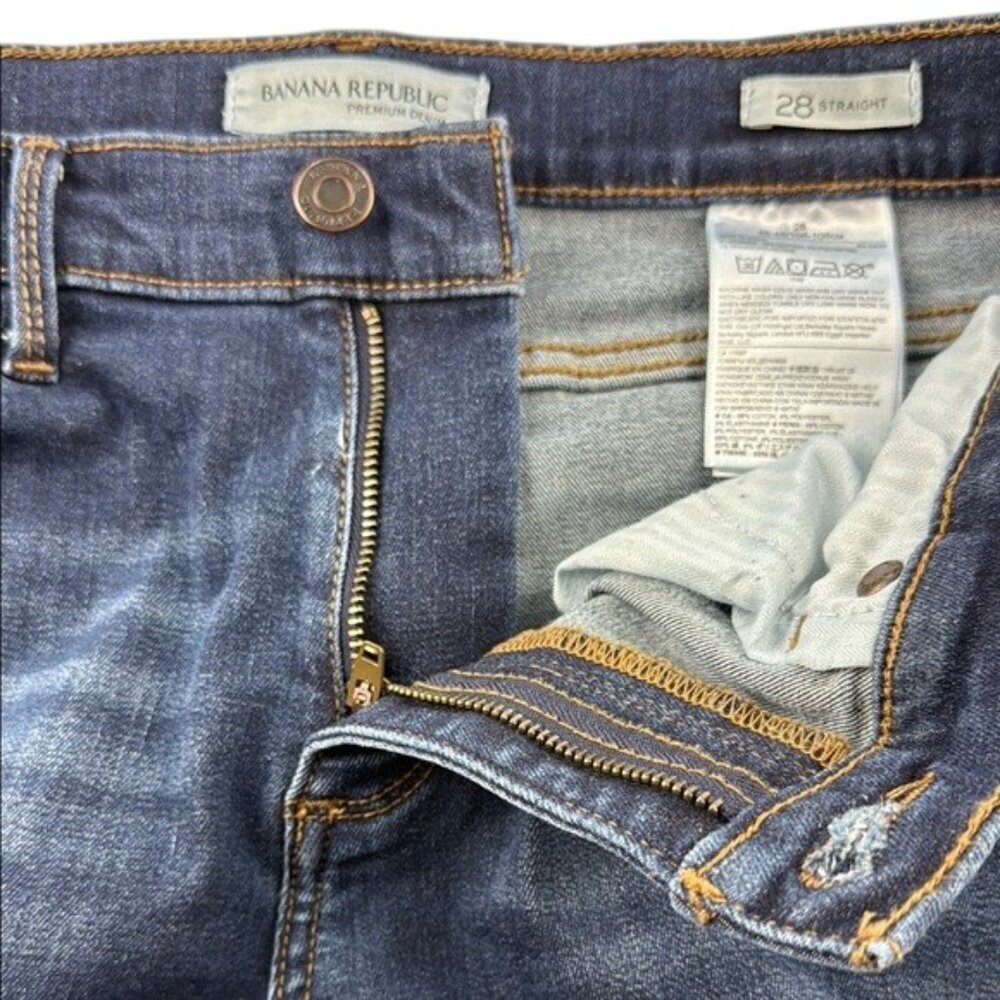Banana Republic Straight Leg Jeans Size 28 - Picture 8 of 9